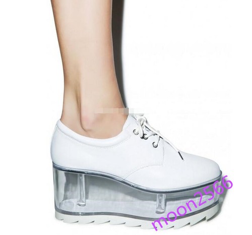 clear sole platform shoes